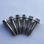 din 7504 sudin 7504 super dupleks f55 zanglamaydigan po'latdan yasalgan olti burchakli flanesli bosh o'z-o'zidan burg'ulash vidasi