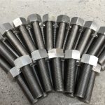 254smo uns s31254 en1.4547 boltlari va yong'oqlari 1-1 / 2 "-8xx80 mm ip ip